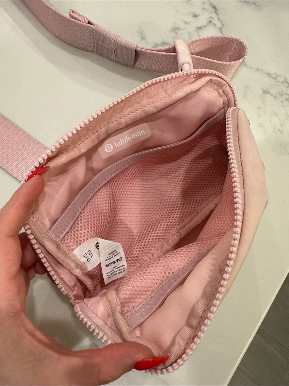 baby pink lululemon belt bag Everywhere Crossbody 1L Designed for Casual Everywhere Belt Bag 1L *Wordmark